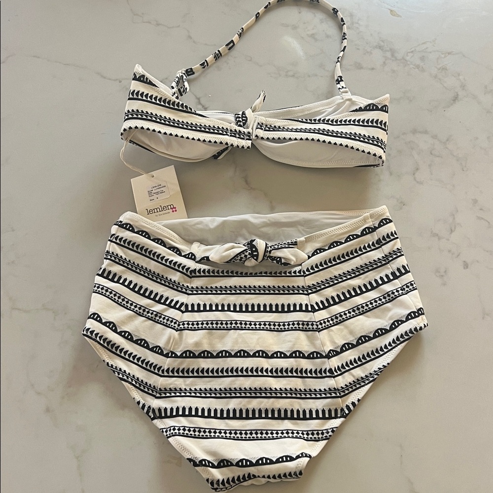 NWT Lemlem Ava Bandeau Top & Lelsi High Waist Bottom - Picture 8 of 8